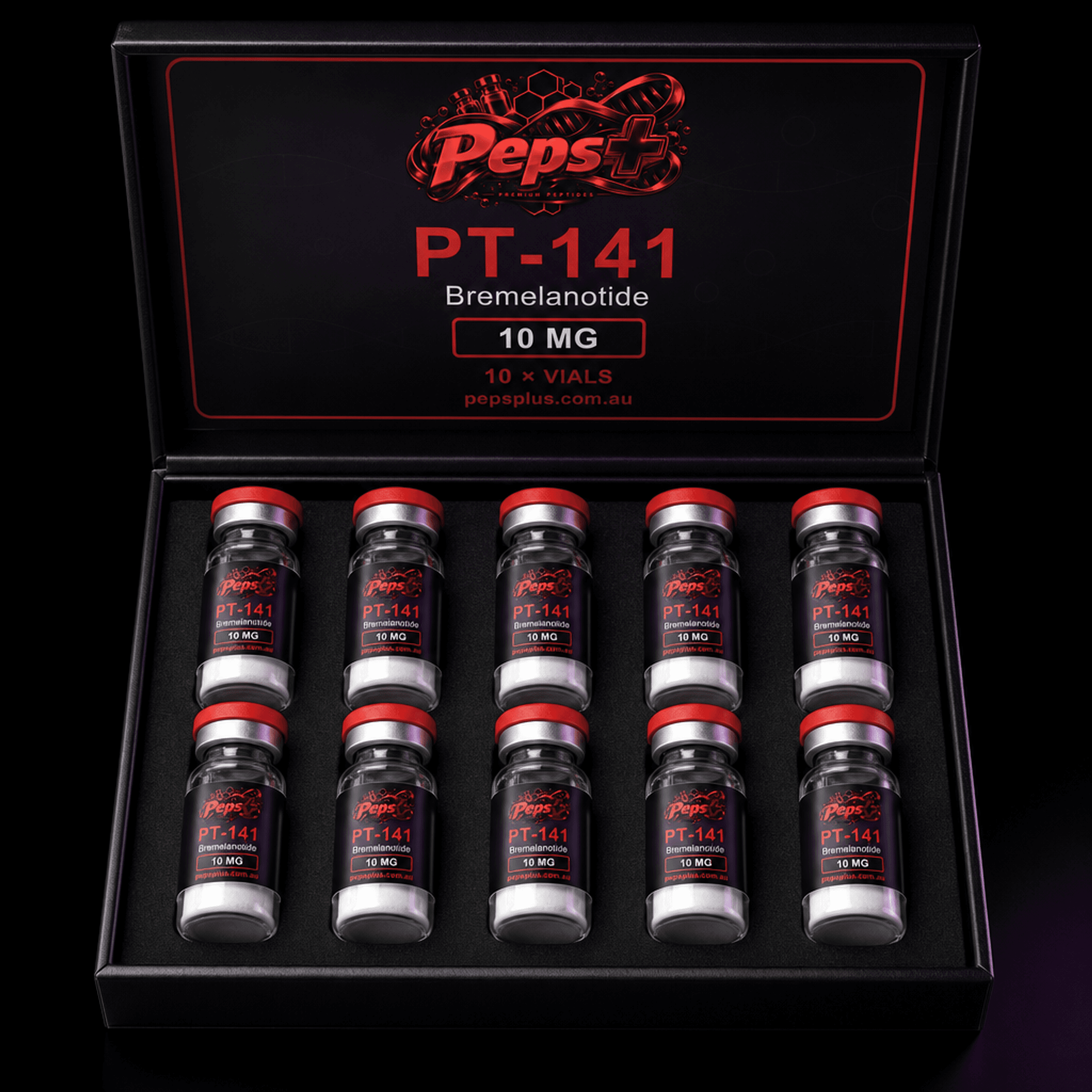 PT-141 (10mg) — 10 Vial Kit
